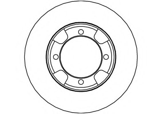 Тормозной диск NATIONAL NBD684