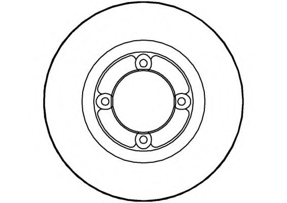 Тормозной диск NATIONAL NBD980