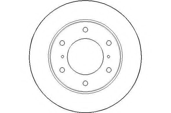 Тормозной диск NATIONAL NBD1558