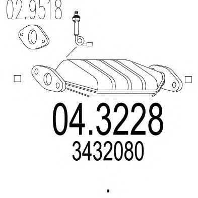 Катализатор MTS 04.3228