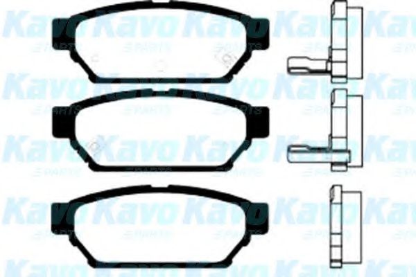 Комплект тормозных колодок, дисковый тормоз KAVO PARTS BP-5523