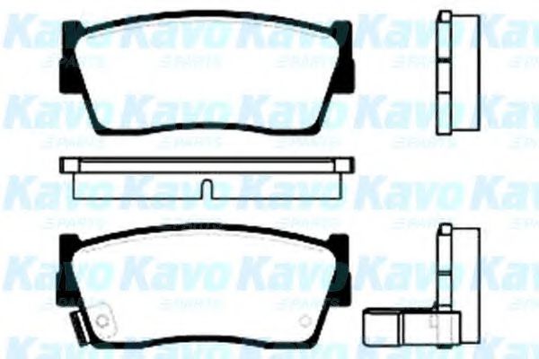 Комплект тормозных колодок, дисковый тормоз KAVO PARTS BP-8505