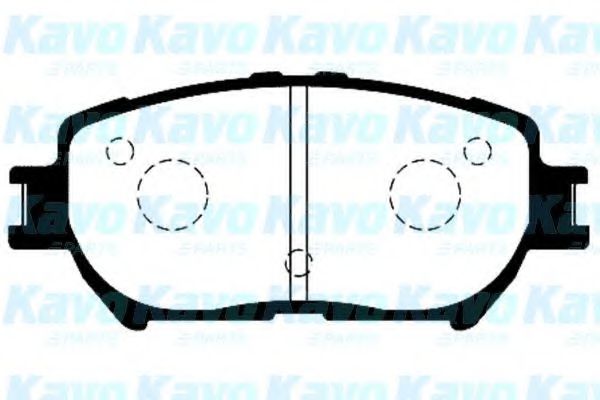 Комплект тормозных колодок, дисковый тормоз KAVO PARTS BP-9071