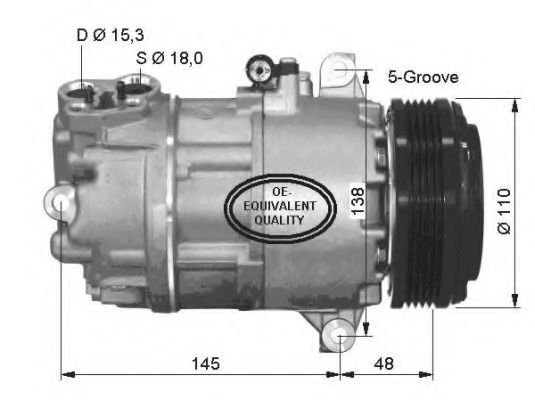 Компрессор, кондиционер NRF 32434