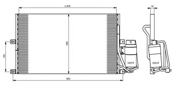 Конденсатор, кондиционер NRF 35183