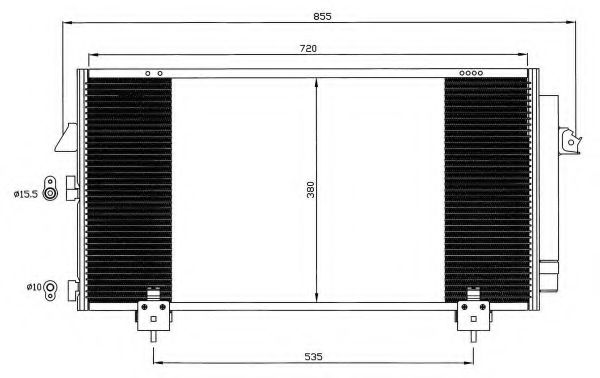 Конденсатор, кондиционер NRF 35381