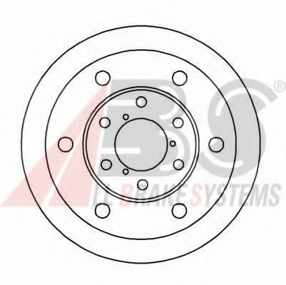 Тормозной диск A.B.S. 16390 OE