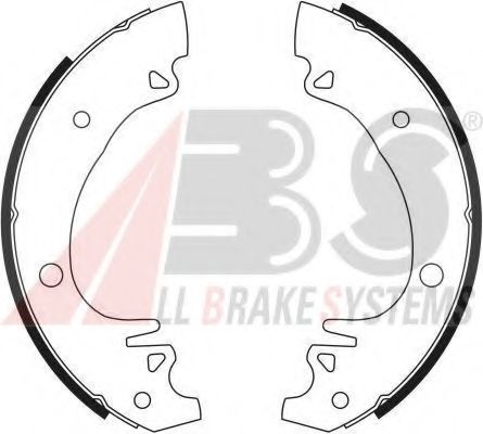 Комплект тормозных колодок A.B.S. 8209