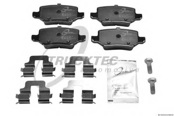 Комплект тормозных колодок, дисковый тормоз METELLI 8225650