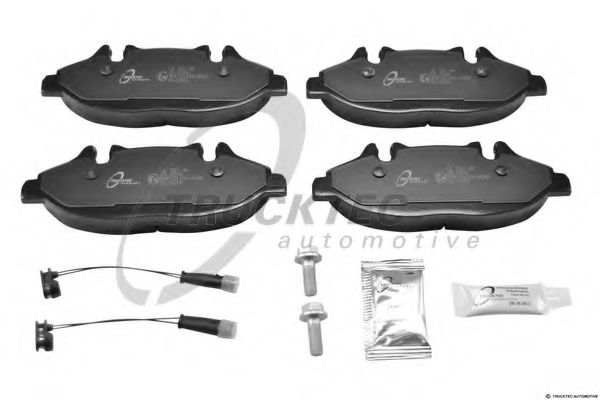 Комплект тормозных колодок, дисковый тормоз TRUCKTEC AUTOMOTIVE 02.35.160