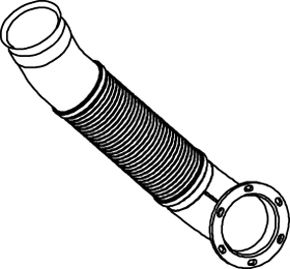 Труба выхлопного газа DINEX 54211