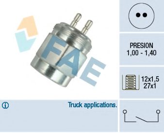 Выключатель фонаря сигнала торможения FAE 28040