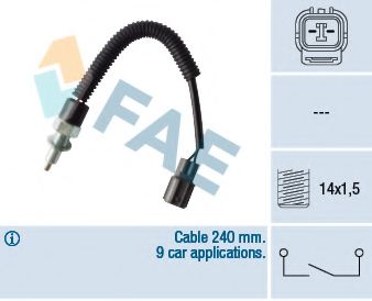 Выключатель, фара заднего хода FAE 40586