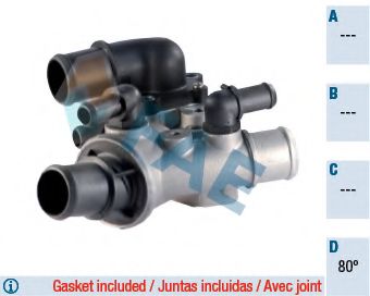 Термостат, охлаждающая жидкость FAE 5343780