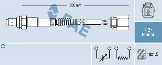 Лямбда-зонд FAE 77474