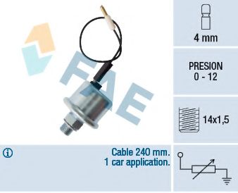 Датчик, давление масла FAE 14900