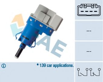 Выключатель фонаря сигнала торможения FAE 24849