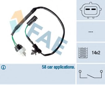 Выключатель, фара заднего хода FAE 41281