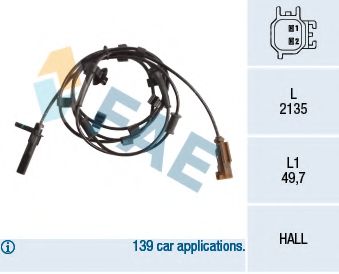 Датчик, частота вращения колеса FAE 78213