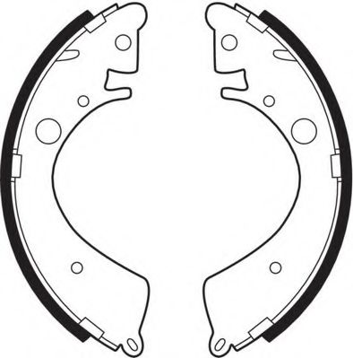 Комплект тормозных колодок NECTO N1429