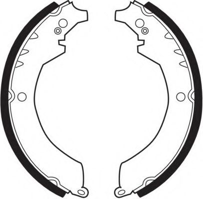 Комплект тормозных колодок NECTO N1569