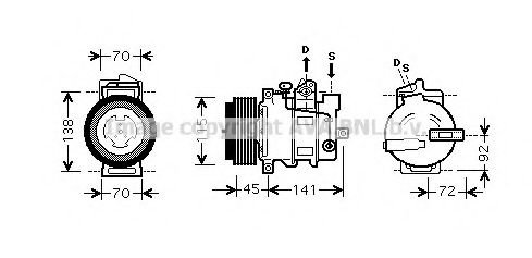 Компрессор, кондиционер AVA QUALITY COOLING MSK439