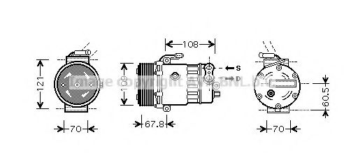 Компрессор, кондиционер AVA QUALITY COOLING OLAK139