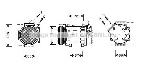 Компрессор, кондиционер AVA QUALITY COOLING RTK079