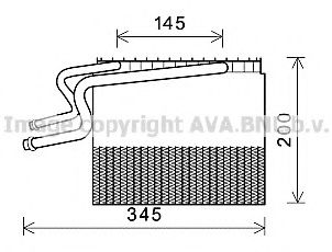 Испаритель, кондиционер AVA QUALITY COOLING RTV465