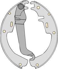 Комплект тормозных колодок MGA M546