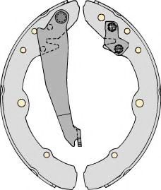 Комплект тормозных колодок MGA M591