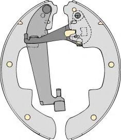 Комплект тормозных колодок MGA M605
