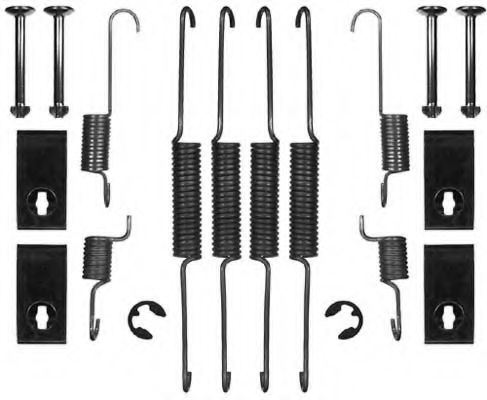 Комплект тормозов, барабанный тормозной механизм RAICAM 7421