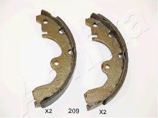 Комплект тормозных колодок ASHIKA 55-02-209
