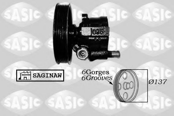 Гидравлический насос, рулевое управление SASIC 7076013