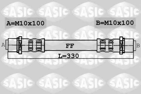 Тормозной шланг SASIC 6606008