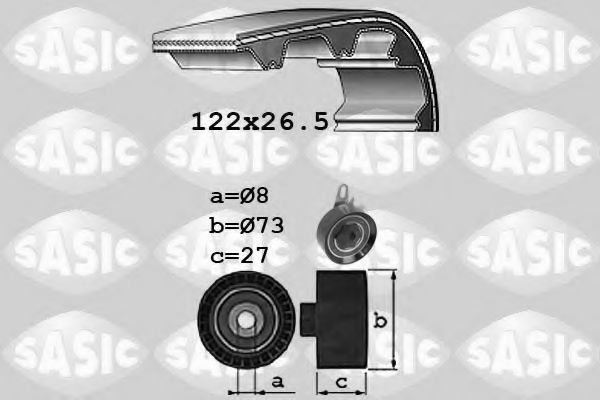 Комплект ремня ГРМ SASIC 1756041