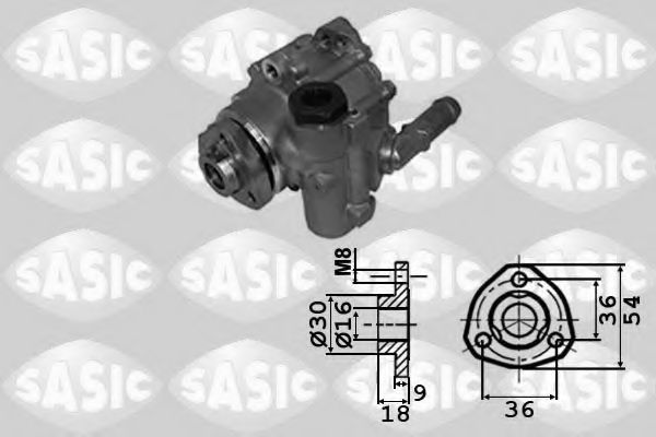 Гидравлический насос, рулевое управление SASIC 7076071