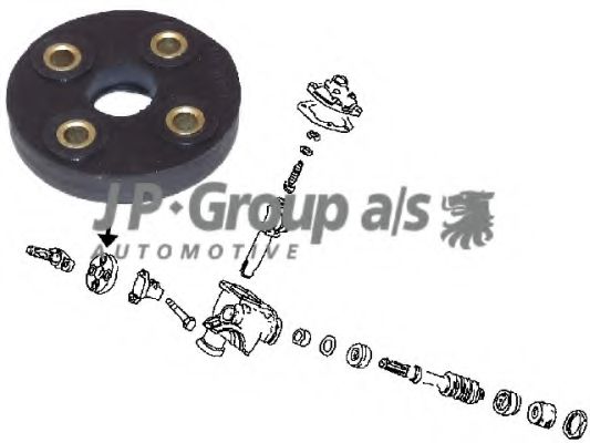Фланец, колонка рулевого управления JP GROUP 8144250200