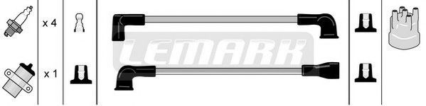 Комплект проводов зажигания STANDARD LUS508