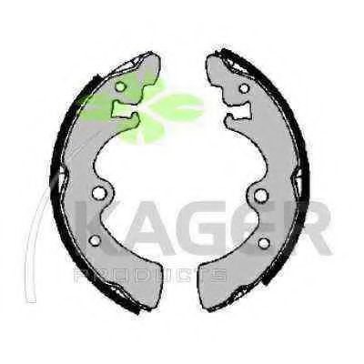 Комплект тормозных колодок KAGER 340404