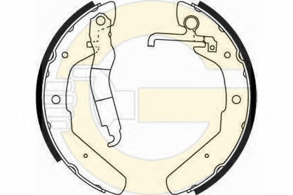 Комплект тормозных колодок GIRLING 5181809