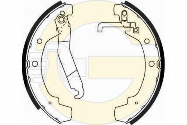 Комплект тормозных колодок GIRLING 5185119