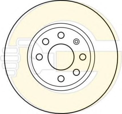 Комплект тормозов, дисковый тормозной механизм GIRLING 6411441