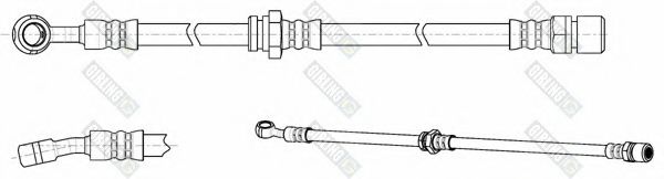 Тормозной шланг PEX 890002