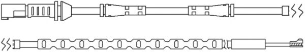 Сигнализатор, износ тормозных колодок KAWE WS0289A