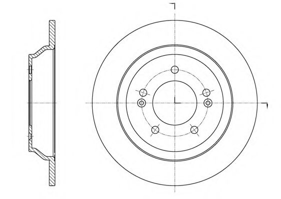 Тормозной диск KAWE 61572 00