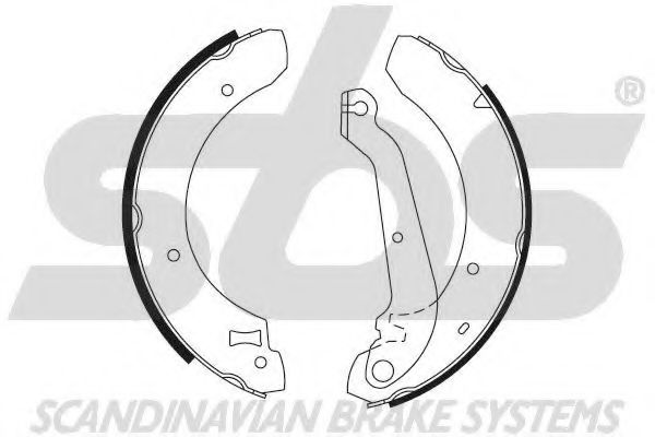 Комплект тормозных колодок sbs 18492725391