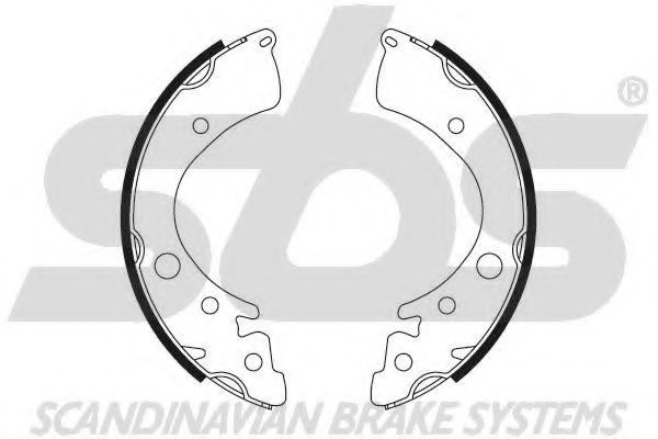 Комплект тормозных колодок sbs 18492726435