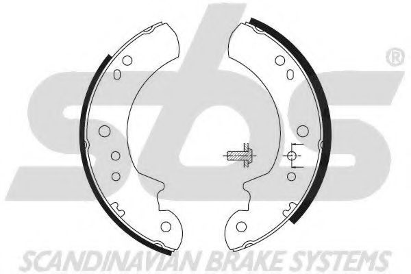 Комплект тормозных колодок sbs 18492725446